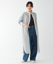 ADVANCE LINE》バンドカラーシャツワンピース | [公式 ADVANCE LINE》バンドカラーシャツワンピース | [公式