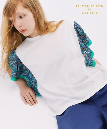 tsumori chisato by studio clip】ワッフルスリーブTシャツ | [公式