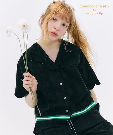 tsumori chisato studio clip マラカスレースシャツ tsumori chisato by studio clip】マラカスレースシャツ | [公式