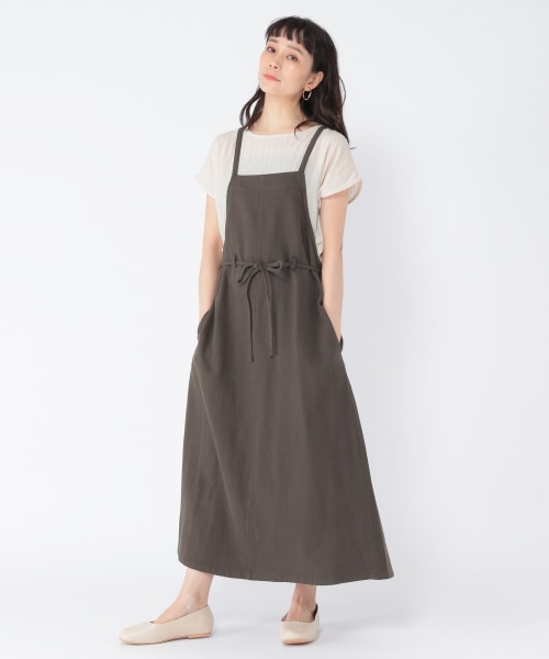 スタジオクリップ リネン エプロンスカート 巻きスカート - メルカリ