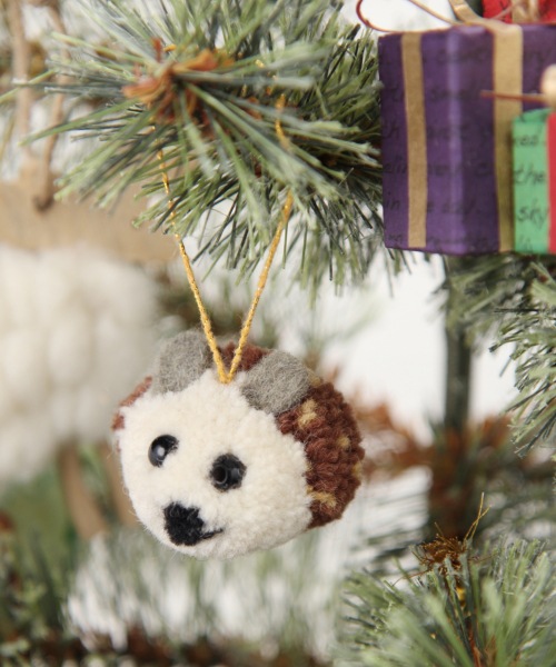もこもこくつ下に入ったペンギンさんのクリスマスオーナメント もこもこくつ下に入ったペンギンさんのクリスマスオーナメント