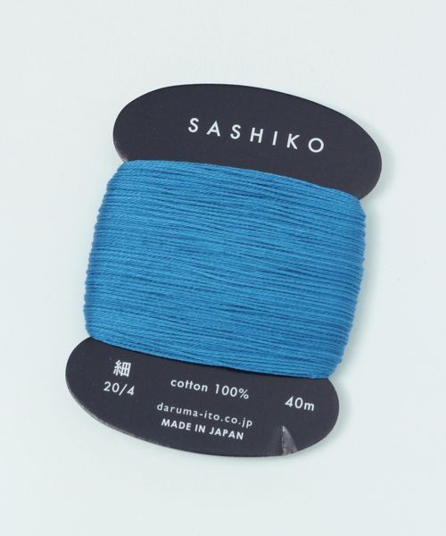 studio CLIP 【daily CLIP】刺し子糸 細 カード巻 ファブリック ライトブルー FREE スタジオクリップ 979915 and ST アンドエスティ（旧ドットエスティ）