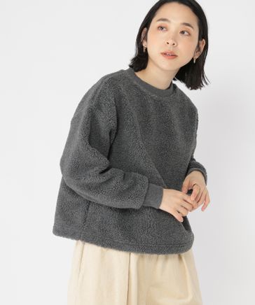 スタジオクリップ bulbul 八分袖リネンプルオーバー