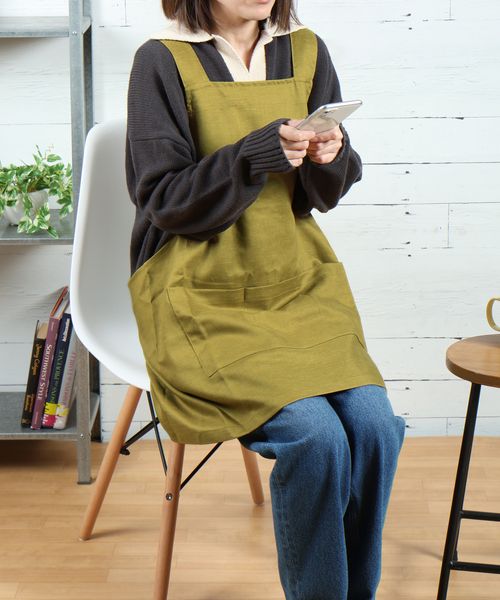 studio CLIP リネン混H型エプロン ショート キッチンツール イエロー FREE スタジオクリップ 984287 and ST アンドエスティ(旧ドットエスティ) studio CLIP リネン混H型エプロン ショート キッチンツール イエロー FREE スタジオクリップ 984287 and ST アンドエスティ(旧ドットエスティ)