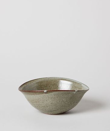 灰釉割山椒小鉢XL