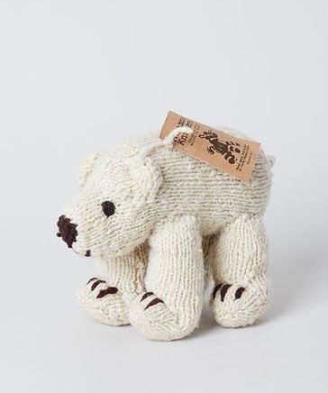 編みぐるみ 小 クマ 白 / KENANA KNITTERS | [公式]TODAY'S SPECIAL