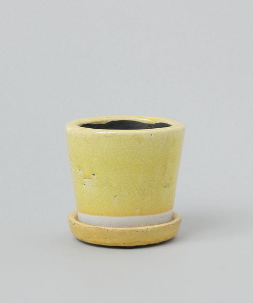TODAY'S SPECIAL COLOR GLAZE POT 2号 イエロー グリーン・オリジナル トゥデイズスペシャル 359317 and ST アンドエスティ(旧ドットエスティ) TODAY'S SPECIAL COLOR GLAZE POT 2号 イエロー グリーン・オリジナル トゥデイズスペシャル 359317 and ST アンドエスティ(旧ドットエスティ)