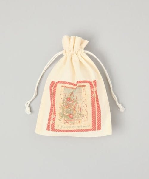 TODAY'S SPECIAL クリスマス巾着 ホワイト インテリア・ファブリクス トゥデイズスペシャル 370265 and ST アンドエスティ（旧ドットエスティ）