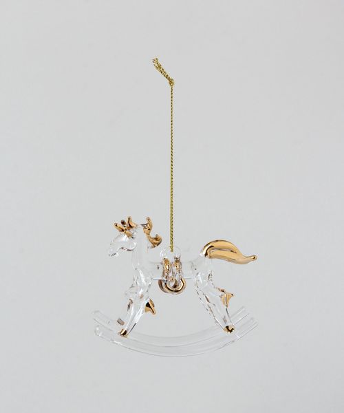 TODAY'S SPECIAL GLASS ORNAMENT ROCKING HOUSE クリア インテリア・ファブリクス トゥデイズスペシャル 370922 and ST アンドエスティ(旧ドットエスティ) TODAY'S SPECIAL GLASS ORNAMENT ROCKING HOUSE クリア インテリア・ファブリクス トゥデイズスペシャル 370922 and ST アンドエスティ(旧ドットエスティ)