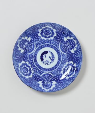 大皿　骨董品　約60センチ 大皿 (梅・松) 陶器 骨董品 | HORIDASHI市