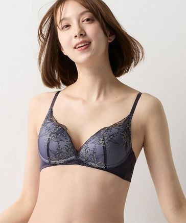 夢みるブラ ノンワイヤー ブラジャー レインボーリリー【B.C.Dカップ