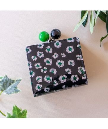 ももり ツモリチサト tsumori chisato グリッターフラワー がま口ミニ財布