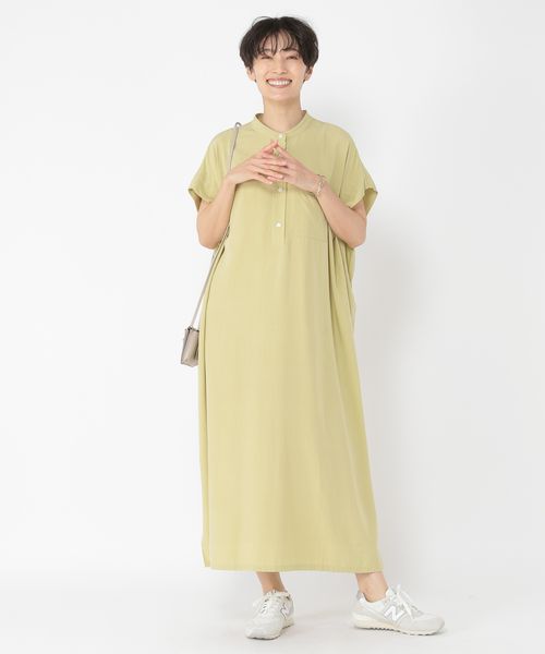 Utao: 《ウタオ》しなやかスッキリボリュームワンピース グリーン FREE スペシャルライン ウタオ 133202 and ST アンドエスティ(旧ドットエスティ) Utao: 《ウタオ》しなやかスッキリボリュームワンピース グリーン FREE スペシャルライン ウタオ 133202 and ST アンドエスティ(旧ドットエスティ)