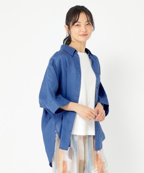 Utao: 《ウタオ》フレンチリネンドルマンシャツ ライトブルー S スペシャルライン ウタオ 324510 and ST アンドエスティ(旧ドットエスティ) Utao: 《ウタオ》フレンチリネンドルマンシャツ ライトブルー S スペシャルライン ウタオ 324510 and ST アンドエスティ(旧ドットエスティ)