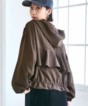 WEB限定】バックフリルライトフードブルゾン | [公式]VIS（ビス）通販