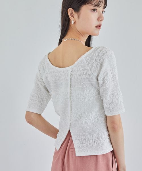 洗える】ポコポコジャガードTシャツ | [公式]VIS（ビス）通販