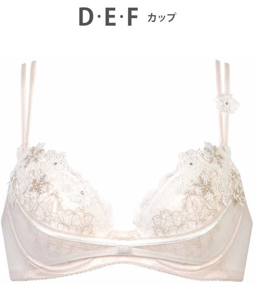 WACOAL 【ワコール】 リボンブラ 胸もとフィットながもち/BXD409(D-F) ホワイト インティメイト ワコール 292003 and ST アンドエスティ(旧ドットエスティ) WACOAL 【ワコール】 リボンブラ 胸もとフィットながもち/BXD409(D-F) ホワイト インティメイト ワコール 292003 and ST アンドエスティ(旧ドットエスティ)