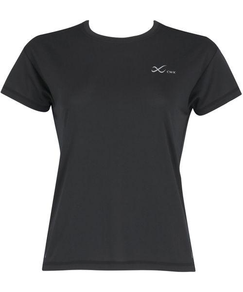 WACOAL 【CW-X】トップス 薄軽ランニングシャツ 3分袖/DLY155 ブラック インティメイト ワコール 612261 and ST アンドエスティ（旧ドットエスティ）