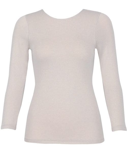 WACOAL 【ウイング】ラクのびサーモ あったかインナー 8分袖/EL6914 ライトベージュ インティメイトW ワコール 619006 and ST アンドエスティ（旧ドットエスティ）