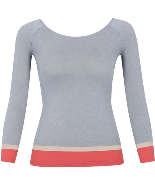 WACOAL 【ワコール】360°ラクストレッチ あったかインナー 袖丈調節可能(7分袖～9分袖)/CLD371 シルバー インティメイト ワコール 622384 and ST アンドエスティ（旧ドットエスティ）