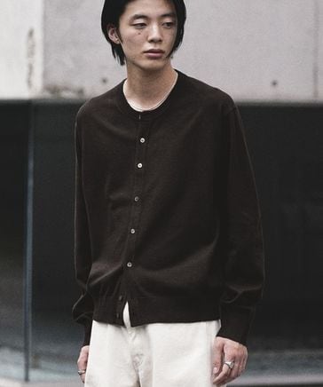 T/C CREW COMPACT CARDIGAN | [公式]WYM LIDNM（ウィム バイ リドム）通販