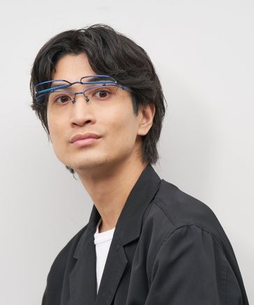 スクエア型メガネ/跳ね上げ式/伊達メガネ/ビジネス/スーツ/ユニ