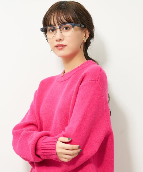 Zoff ウエリントン型メガネ｜ビッグシェイプ｜Zoff｜FASHION AUTUMN/ZF241014 ベージュ FREE ウィメンズグッズ ゾフ 289744 and ST アンドエスティ（旧ドットエスティ）