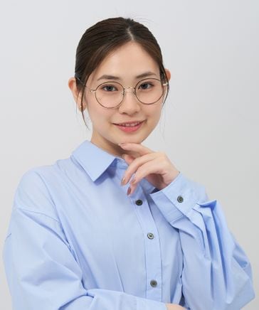 鼻高みえメガネ][中顔面短縮みえメガネ]ボストン型メガネ/CLASSIC