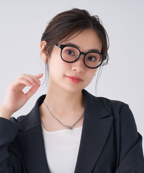 Zoff ボストン型メガネ/PREPPYLIMITED/Zoff/ZH251013 ホワイト FREE ウィメンズグッズ ゾフ 605869 and ST アンドエスティ（旧ドットエスティ）