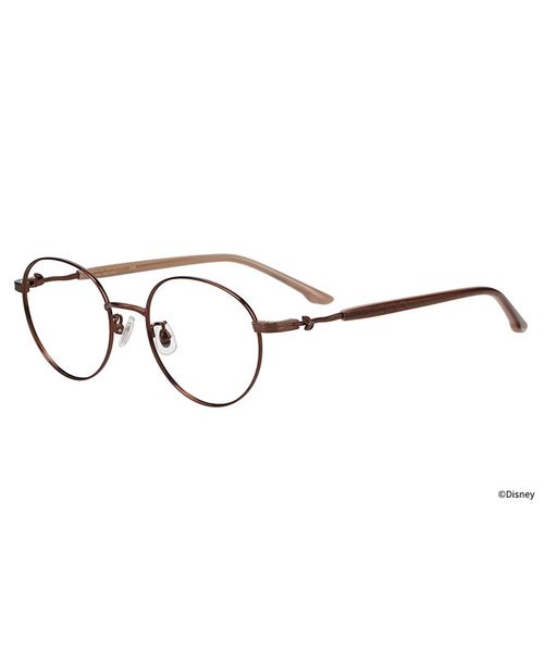 Zoff 【バンビ モデル】ボストン型メガネ/ディズニー/Disney/Zoff/ZY252023 レッド FREE ウィメンズグッズ ゾフ 610493 and ST アンドエスティ（旧ドットエスティ）