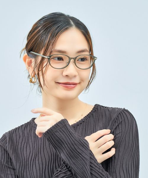 Zoff オーバル型メガネ/Zoff/ZC251015 オレンジ FREE ウィメンズグッズ ゾフ 616681 and ST アンドエスティ（旧ドットエスティ）