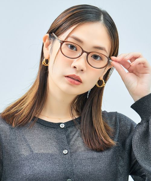 Zoff オーバル型メガネ/Zoff/ZC251015 グリーン FREE ウィメンズグッズ ゾフ 616681 and ST アンドエスティ（旧ドットエスティ）