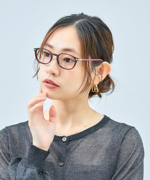 Zoff ウェリントン型メガネ/Zoff/ZC251016 ピンク FREE ウィメンズグッズ ゾフ 616682 and ST アンドエスティ（旧ドットエスティ）