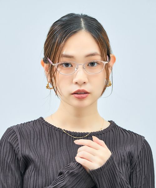 Zoff オーバル型メガネ/Zoff/ZC252013 ピンク FREE ウィメンズグッズ ゾフ 616686 and ST アンドエスティ（旧ドットエスティ）