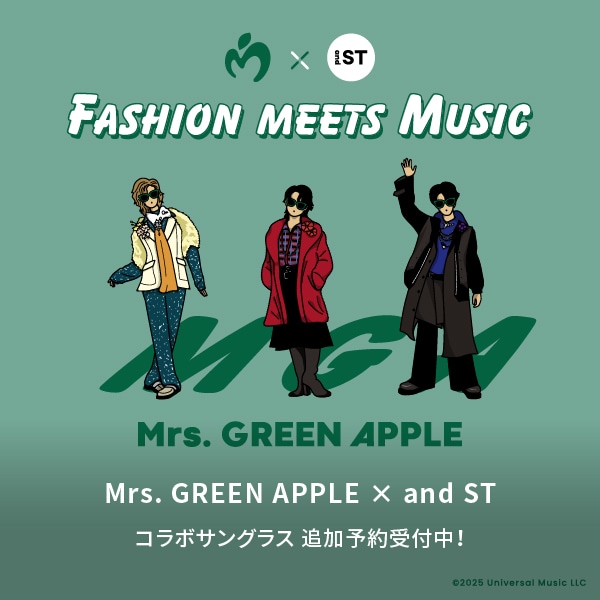 Mrs. GREEN APPLE × and ST