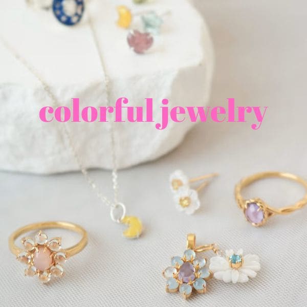 colorful jewelry